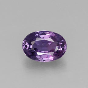 0,61 ctw natürlicher violetter Saphir, Oval Schliff, VS