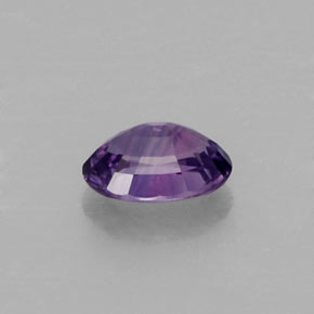 0,61 ctw natürlicher violetter Saphir, Oval Schliff, VS