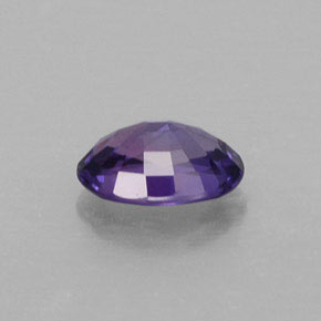 0,64 ctw natürlicher violetter Saphir, Oval Schliff, VS