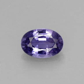 0,58 ctw natürlicher violetter Saphir, Oval Schliff, VS