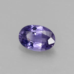 0,58 ctw natürlicher violetter Saphir, Oval Schliff, VS