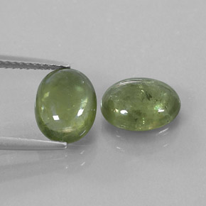  ct natürliche grüner Saphir-Edelsteine, Transparent, Transparent / Lichtdurchlässig