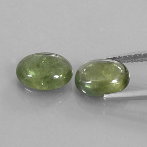  ct natürliche grüner Saphir-Edelsteine, Transparent, Transparent / Lichtdurchlässig