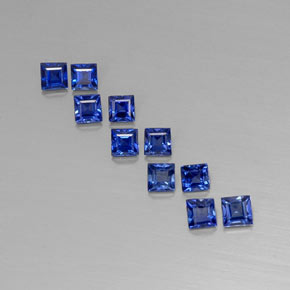  ct natürliche blauer Saphir-Edelsteine, Quadrat, VVS-VS