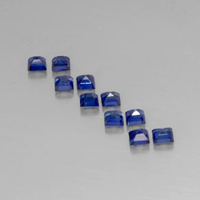  ct natürliche blauer Saphir-Edelsteine, Quadrat, VVS-VS