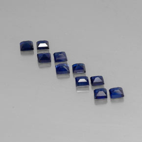  ct natürliche blauer Saphir-Edelsteine, Quadrat, VVS-VS