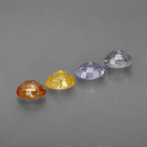  ct natürliche mehrfarbiger Saphir-Edelsteine, Oval Schliff, VVS-VS