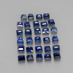  ct natürliche blauer Saphir-Edelsteine, Quadrat, VVS-VS