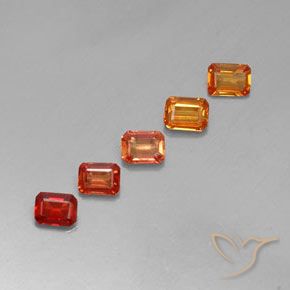 1.34 ct natürliche Mehrfarbig Saphir-Edelsteine, Oktagonschliff, VVS-VS
