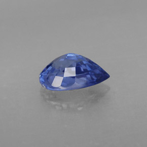 1,00 ctw natürlicher blauer Saphir, Birnenform, VVS-VS