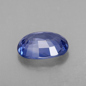 2,23 ctw natürlicher blauer Saphir, Oval Schliff, VS