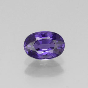 0,65 ctw natürlicher violetter Saphir, Oval Schliff, VVS-VS