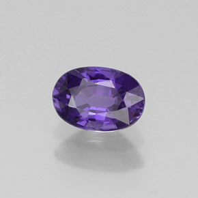 0,65 ctw natürlicher violetter Saphir, Oval Schliff, VVS-VS