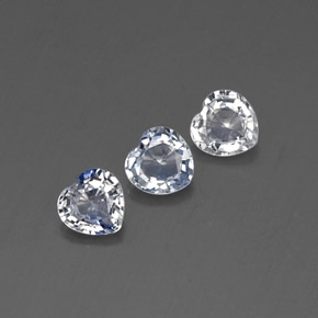  ct natürliche blauer Saphir-Edelsteine, Herzform, VVS-VS