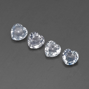  ct natürliche blauer Saphir-Edelsteine, Herzform, VVS