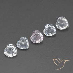 1.69 ct natürliche Bläulich-weiß Saphir-Edelsteine, Herz, VVS