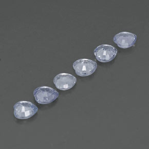 1,68 ct natürliche weißer Saphir-Edelsteine, Herzform, VVS