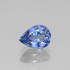 1,02 ctw natürlicher blauer Saphir, Birnenform, VS
