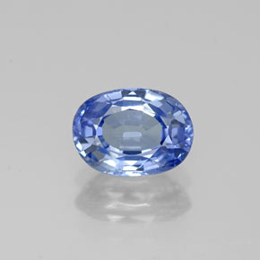 1,18 ctw natürlicher blauer Saphir, Oval Schliff, VS