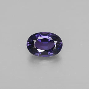 0,59 ctw natürlicher violetter Saphir, Oval Schliff, VVS
