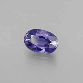 0,67 ctw natürlicher blauer Saphir, Oval Schliff, VVS