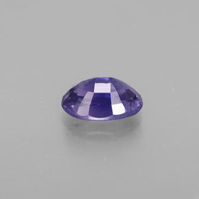 0,67 ctw natürlicher blauer Saphir, Oval Schliff, VVS