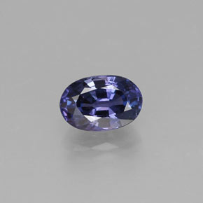 0,68 ctw natürlicher violetter Saphir, Oval Schliff, VS-SI