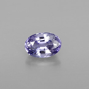 0,74 ctw natürlicher violetter Saphir, Oval Schliff, VVS