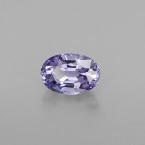 0,74 ctw natürlicher violetter Saphir, Oval Schliff, VVS
