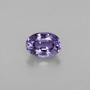 0,68 ctw natürlicher violetter Saphir, Oval Schliff, VVS
