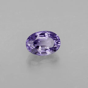 0,68 ctw natürlicher violetter Saphir, Oval Schliff, VVS