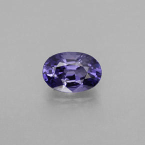 0,60 ctw natürlicher violetter Saphir, Oval Schliff, VVS