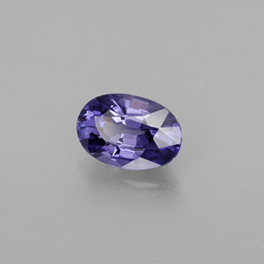 0,60 ctw natürlicher violetter Saphir, Oval Schliff, VVS