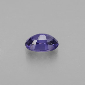 0,60 ctw natürlicher violetter Saphir, Oval Schliff, VVS