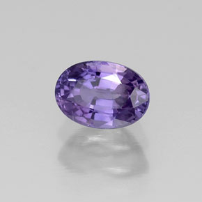 0,80 ctw natürlicher violetter Saphir, Oval Schliff, VS