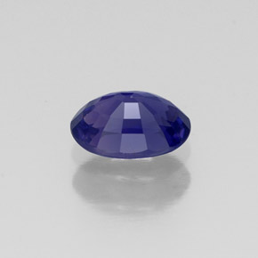 0,63 ctw natürlicher violetter Saphir, Oval Schliff, VS