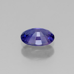 0,52 ctw natürlicher violetter Saphir, Oval Schliff, VS