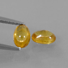  ct natürliche gelber Saphir-Edelsteine, Transparent, Transparent / Lichtdurchlässig