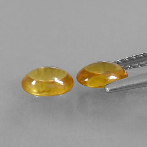  ct natürliche gelber Saphir-Edelsteine, Transparent, Transparent / Lichtdurchlässig