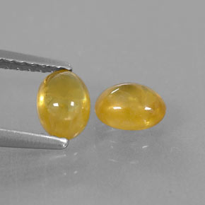  ct natürliche gelber Saphir-Edelsteine, Transparent, Transparent / Lichtdurchlässig