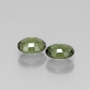  ct natürliche grüner Saphir-Edelsteine, Oval Schliff, VVS