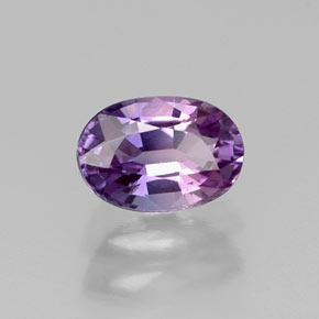 0,74 ctw natürlicher violetter Saphir, Oval Schliff, VVS
