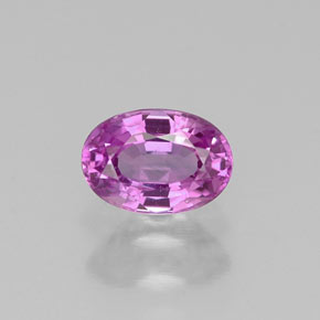 0,72 ctw natürlicher violetter Saphir, Oval Schliff, VS