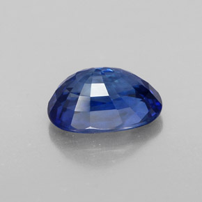2,12 ctw natürlicher blauer Saphir, Oval Schliff, VVS-VS