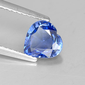 1,12 ctw natürlicher blauer Saphir, Herzform, VVS