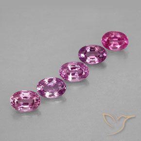 3.34 ct natürliche Mehrfarbig Saphir-Edelsteine, Oval, VVS-VS