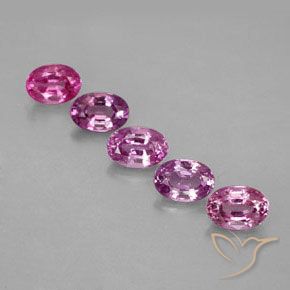 3.34 ct natürliche Mehrfarbig Saphir-Edelsteine, Oval, VVS-VS