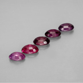 3,13 ct natürliche mehrfarbiger Saphir-Edelsteine, Oval Schliff, VVS-VS