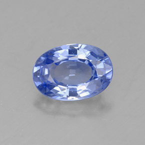 0,99 ctw natürlicher blauer Saphir, Oval Schliff, VVS