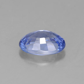 0,99 ctw natürlicher blauer Saphir, Oval Schliff, VVS